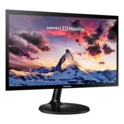 Saindo por R$ 569: Monitor Led Samsung 21.5” Full HD HDMI Preto - S22F350FHLMZD | R$ 569 | Pelando