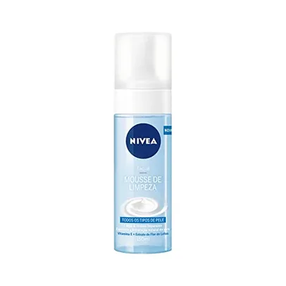 (R$16,77 Mais por Menos) NIVEA Mousse de Limpeza Facial 150ml - Limpa todas as impurezas e maquiagem