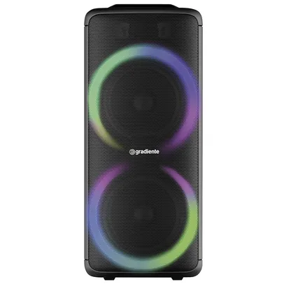 Caixa Amplificada Gradiente Extreme Colors Drum Bass GCA203 Bluetooth, Rádio FM, USB - 1000W