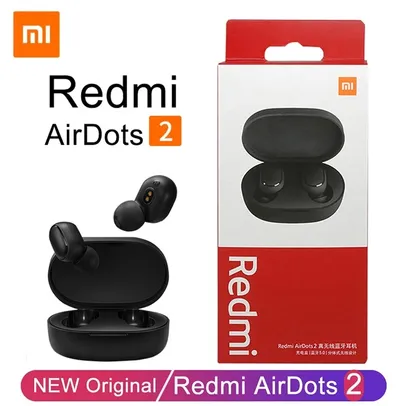 [Contas Novas R$11,9/Taxas Inclusas] Fone sem fio Redmi Airdots 2 Bluetooth