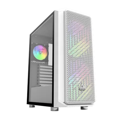 [3 FANS INCLUSAS] Gabinete Gamer Montech AIR X ARGB, Mid Tower, Vidro Temperado, White, E-ATX