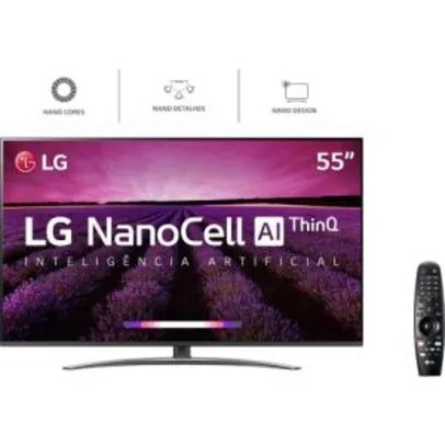 [R$2.150 AME+CC Americanas] Smart TV LED LG 55'' 55SM8100 Ultra HD 4K - R$2688