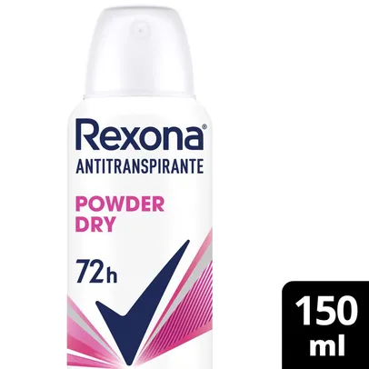 (Leve 3 pague 2) Desodorante Antitranspirante Rexona  Powder Dry 150ml