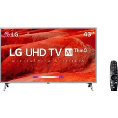 [Reembalado] Smart TV Led 43'' LG 43UM7500 Ultra HD 4K | R$1615