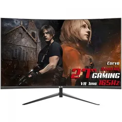 Monitor Gamer Ninja Rinnegan, 27 Pol, Curvo, Quad HD, 1ms, 165Hz, HDR, FreeSync, HDMI/DP, MGN-004-27S