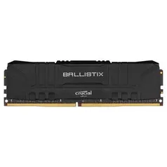 Memória Crucial Ballistix 8GB DDR4 3000 Mhz, CL15 | R$280