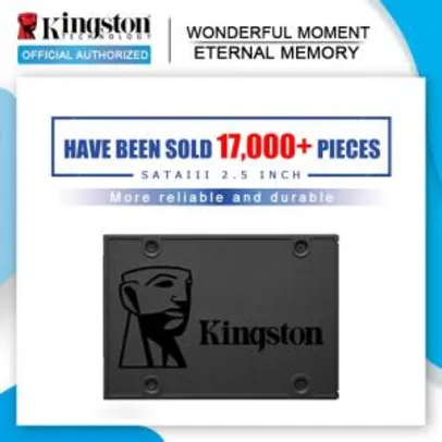 Kingston a400 ssd 120 gb 240 gb 480 gb 2.5 polegada sata iii - R$97