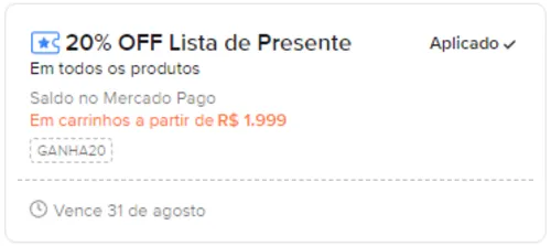 Imagen na descrição da promoção