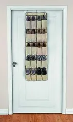 [Frete Prime] Organizador de Sapatos para Porta, 10 pares de sapato - R$38