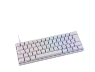 Teclado Mecânico Gamer Husky Gaming Blizzard, Branco, 60%, Switch Gateron Red, ABNT2, RGB - HGMO001