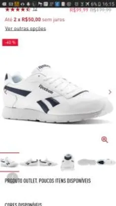 REEBOK ROYAL GLIDE - R$100