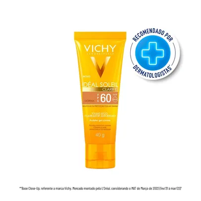 Protetor Solar Vichy Ideal Soleil Clarify Cor Morena Fps 60 40g - PanVel Farmácias