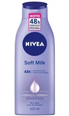 [Prime | 3 unidades] Nivea Hidratante Desodorante Soft Milk, 400ml | R$27