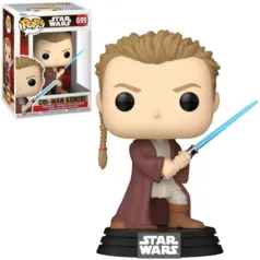 Funko Pop! Boneco Obi-Wan Kenobi Padawan Filmes De Star Wars: A Ameaça Fantasma 699