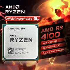 [Contas Novas R$240] Processador Ryzen 3 4100 Novo