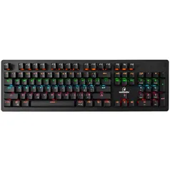 Teclado Gamer Mecânico Concórdia K- X911 Led Rainbow Com Switch Blue