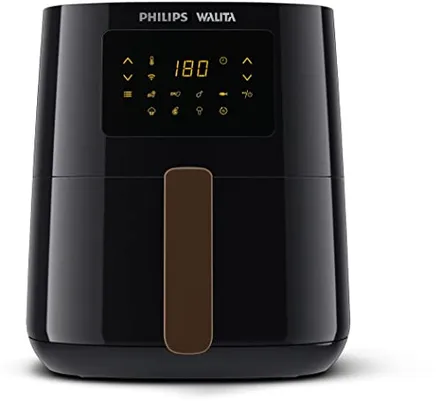 Fritadeira Airfryer Conectada Série 5000, Philips Walita Preta, 4.1L de capacidade, 220V, 1400W - RI9255/80