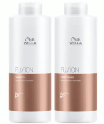 Wella Professionals Kit Fusion Salon Duo de 1L - Desconto de 56%