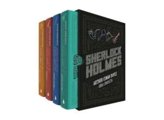 [Ponto Frio] Box Sherlock Holmes: Obra Completa (4 volumes) - R$65