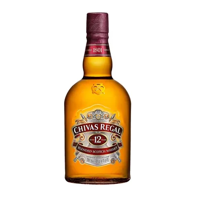 Whisky Chivas Regal Escocês 12 Anos 1 L | 2 unidades | R$89 cada