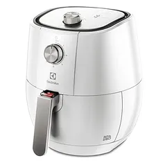 Fritadeira Elétrica sem oleo Electrolux Airfryer 3,2L 8 receitas pré-sugeridas desligamento automático timer sonoro 1400W EAF11 branca 127v