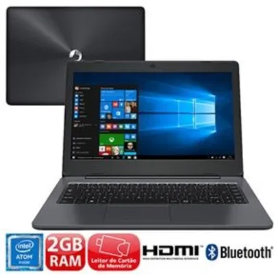 Notebook Positivo Stilo One XC3550 com Intel® Quad Core, 2GB, 32GB SSD por R$ 899