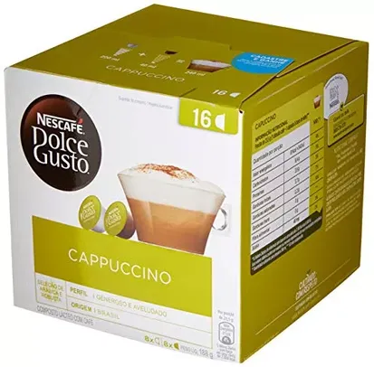 [ Rec / L3P2 ] Nescafé, Dolce Gusto, Cappucino, 16 cápsulas