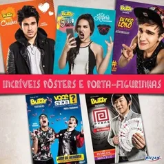 COLEÇÃO BUZZY YOUTUBERS CONTA COM INCRÍVEIS PÔSTERS E PORTA-FIGURINHAS