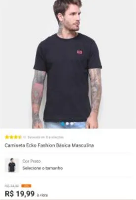 Camiseta Ecko Básica | R$ 19,90