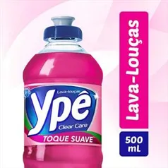 [1,43] Lava Louças Ypê Clear Care 500Ml, Ypê, Rosa