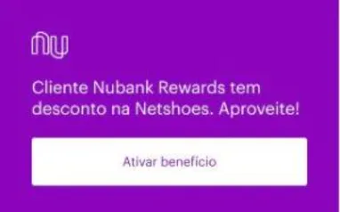 Netshoes - 10% de desconto para clientes Nubank