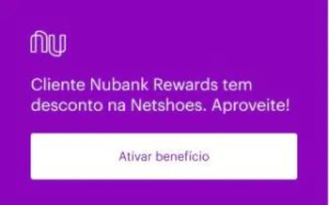 Netshoes - 10% de desconto para clientes Nubank