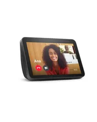 Echo Show 8 (2ª Geração), Smart Speaker com Alexa, Display De 8" E Câmera De 13 MP, Preta - Amazon