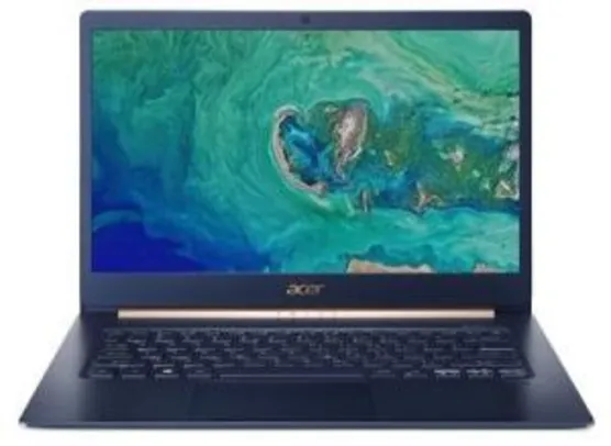 Notebook Acer Swift 5 SF514 i5 8a Geração 8GB de RAM SSD de 256GB Tela Touch Screen de 14" Full HD Windows 10 