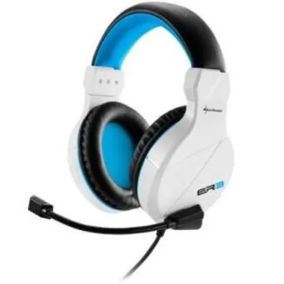 Headset Gamer Sharkoon Branco Rush ER3 | R$86