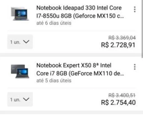 [APP SHOPTIME] Notebook Expert X50 8ª Intel Core i7 8GB (MX110 de 2GB) 1TB Tela LED FHD 15,6'' W10 - Samsung | R$2.754 (R$2.475 com AME)