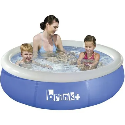 [AME SC R$ 17,00] Piscina Inflável Fast Set 1.000 Litros Lâmina D'água - brink+