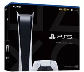 Console Playstation 5 Edição Digital Preto E Branco Sony Cor Branco/Preto