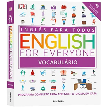Inglês Para Todos Vocabulário - Capa comum | R$20