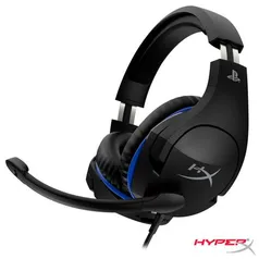 Headset Gamer HyperX Cloud Stinger para PS4 Preto e Azul - HX-HSCSX-BK