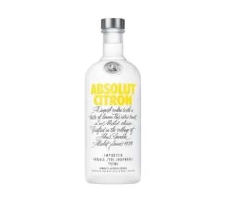 [APP + Clube da Lu] Vodka Absolut Citron - 750ml