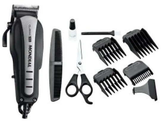 [Clube da Lu] Máquina de cortar cabelo Mondial Classic Pro CR3 R$46
