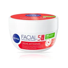 [+por- R$18,67] NIVEA Creme Facial Antissinais 100g - Sua fórmula com hidronutrientes e vitamina E é de rápida absorção,