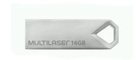 Pen Drive 16GB Multilaser PD850 - USB 2.0 | R$15