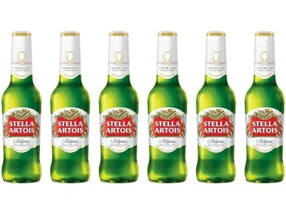 Product photo Cerveja Stella Artois Lager Long Neck 330 ml