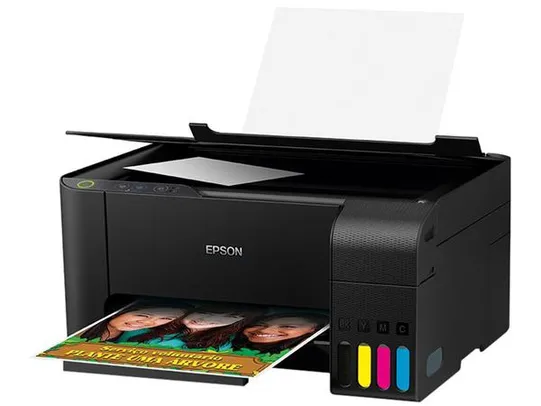 Impressora Multifuncional Epson EcoTank L3110 - Tanque de Tinta Colorida USB | R$807