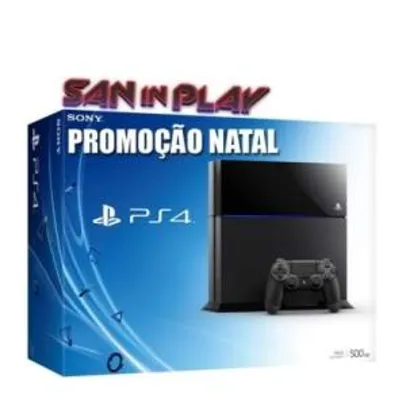 [GPMEGASTORE] PlayStation 4 500GB - Promoção San In Play Natal 2015