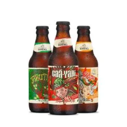 [Empório da Cerveja] Kit Bohemia Caá-Yari 300ML - Compre 3, Leve 6 - R$19,47