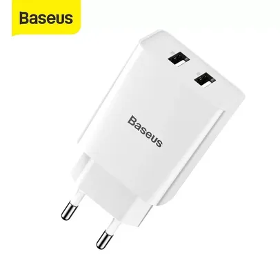 [Novos usuários] Carregador USB duplo Baseus 5v 2.1a | R$8