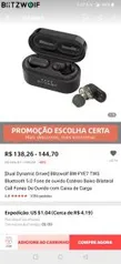 [Dual Dynamic Driver] Blitzwolf BW-FYE7 TWS Bluetooth 5.0 Fone de Ouvido Estéreo Baixo Bilateral Call com Caixa de Carga R$138